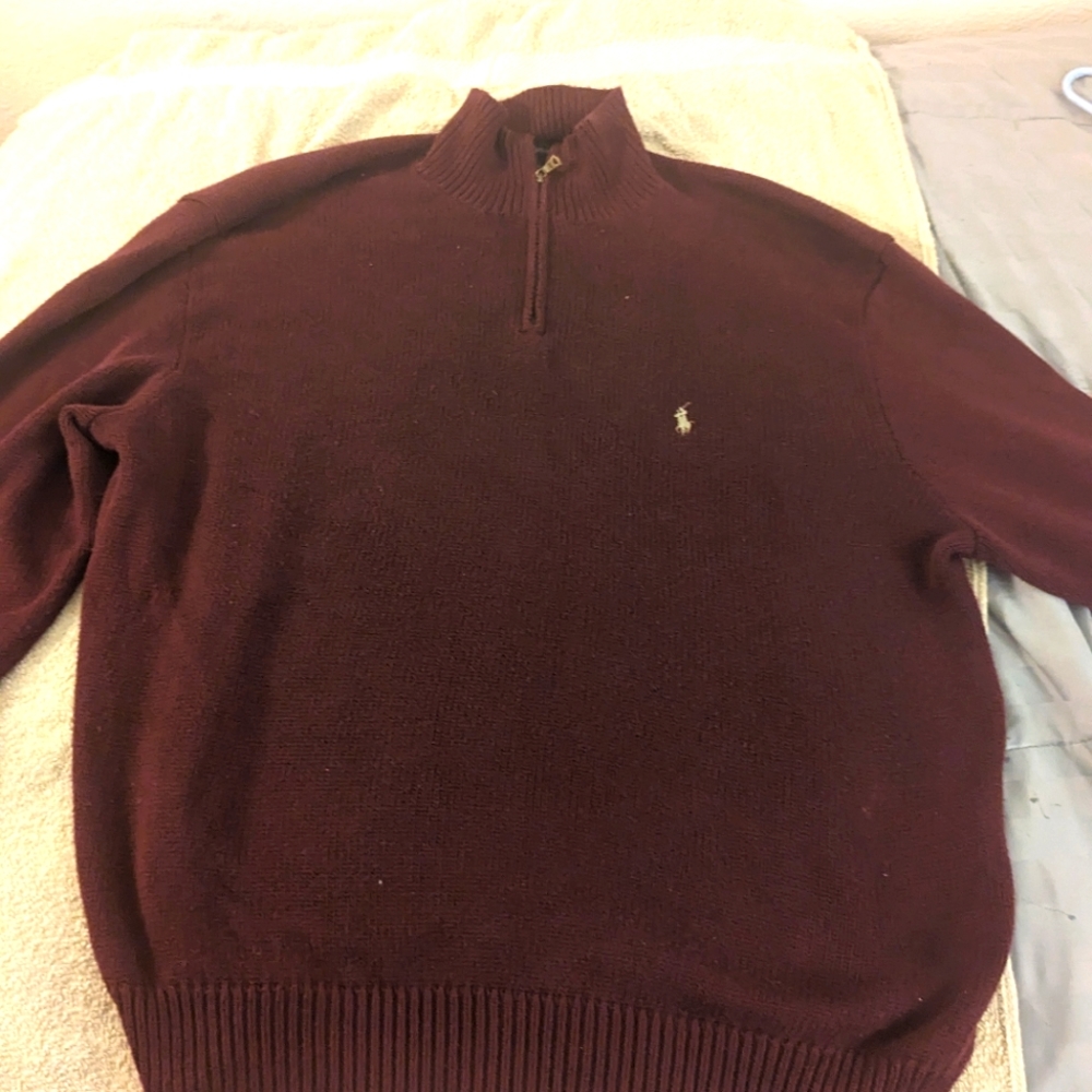 Ralph Lauren burgundy pullover